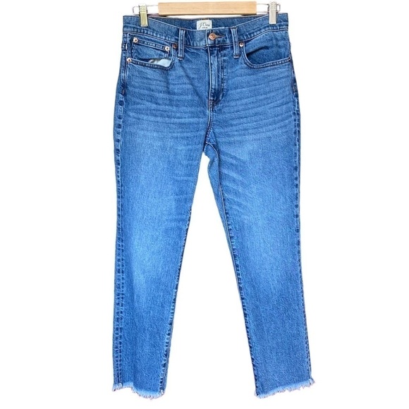 J Crew Slim Boyfriend Jeans in Creek Wash PLUS size 27 AQ825 - Picture 1 of 8